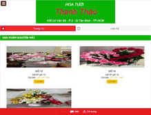 Tablet Screenshot of hoatuoithanhthao.com